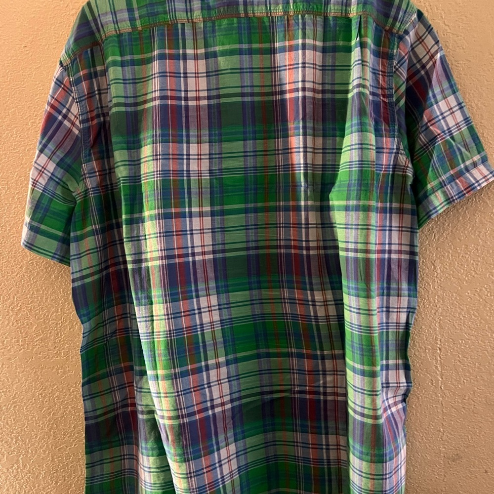L.L. Bean Multicolor Plaid Button Down Shirt Size XLR - Picture 3 of 3